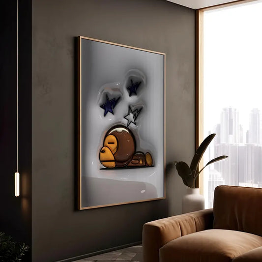 Set of 3 HypeBeast Decor, Cool Wall Art, 3D Wall prints, Urban Street Art, HypeBeast Room Decor, Gift for Him, 8 ball, DİGİTAL DOWNLOAD